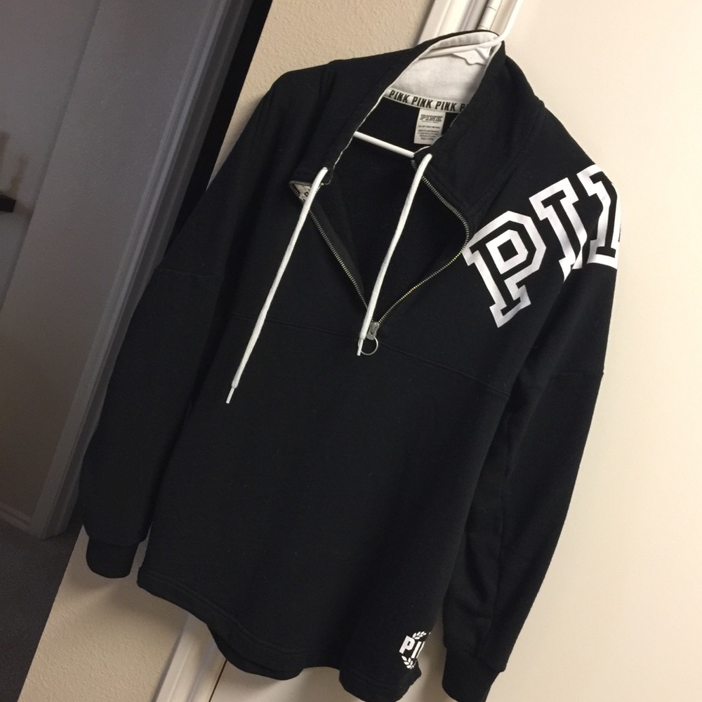 PINK Boyfriend Fit (oversized) Half Zip